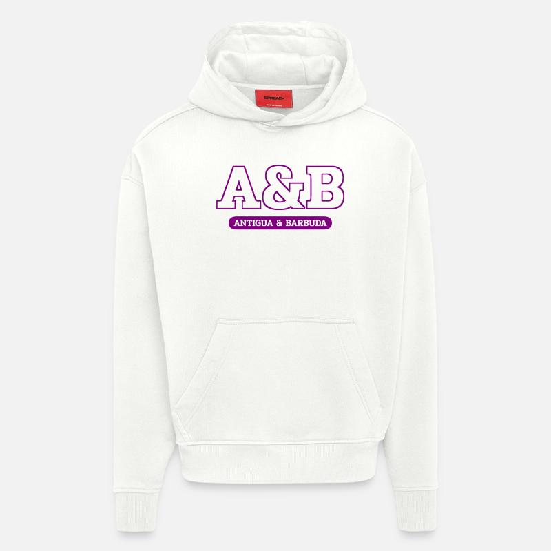Antigua-et-Barbuda - St John’s - Antilles - Sweat à capuche bio épais oversize fabriqué en UE - OFF WHITE
