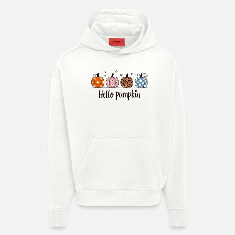 hello pumpkin - Hoodie- made by SPREAD - OFF WHITE