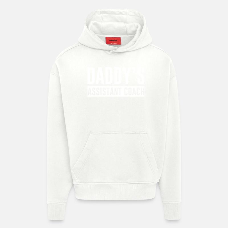 Daddy's Assistant Coach 2 - Hoodie- made by SPREAD  - OFF WHITE