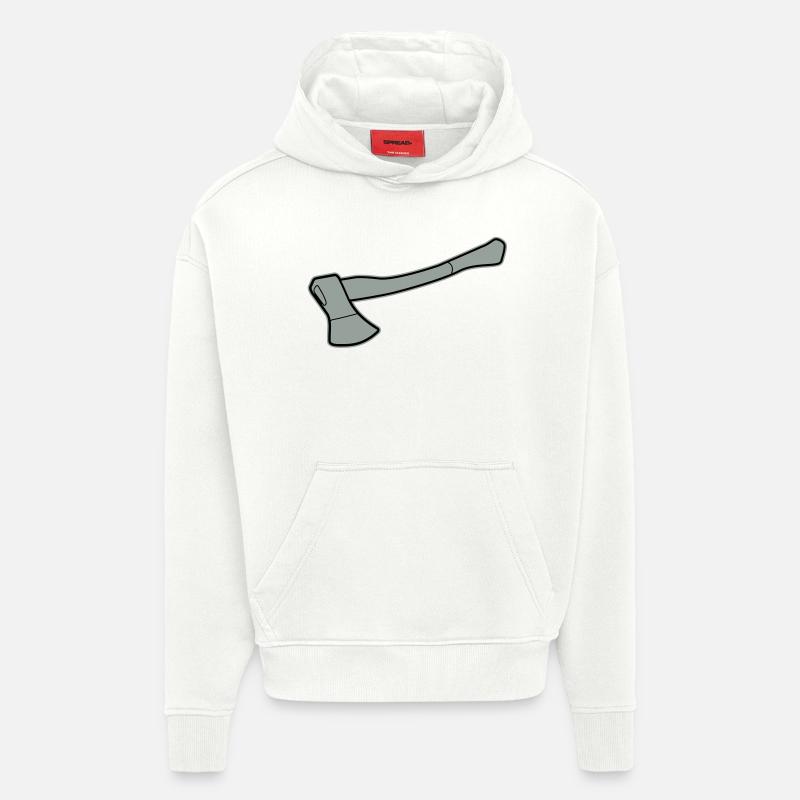 Axt - Hoodie- made by SPREAD  - OFF WHITE