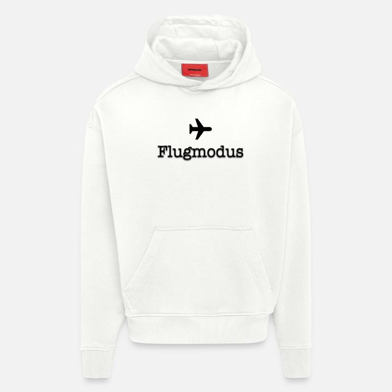 Flugmodus - Hoodie- made by SPREAD  - OFF WHITE