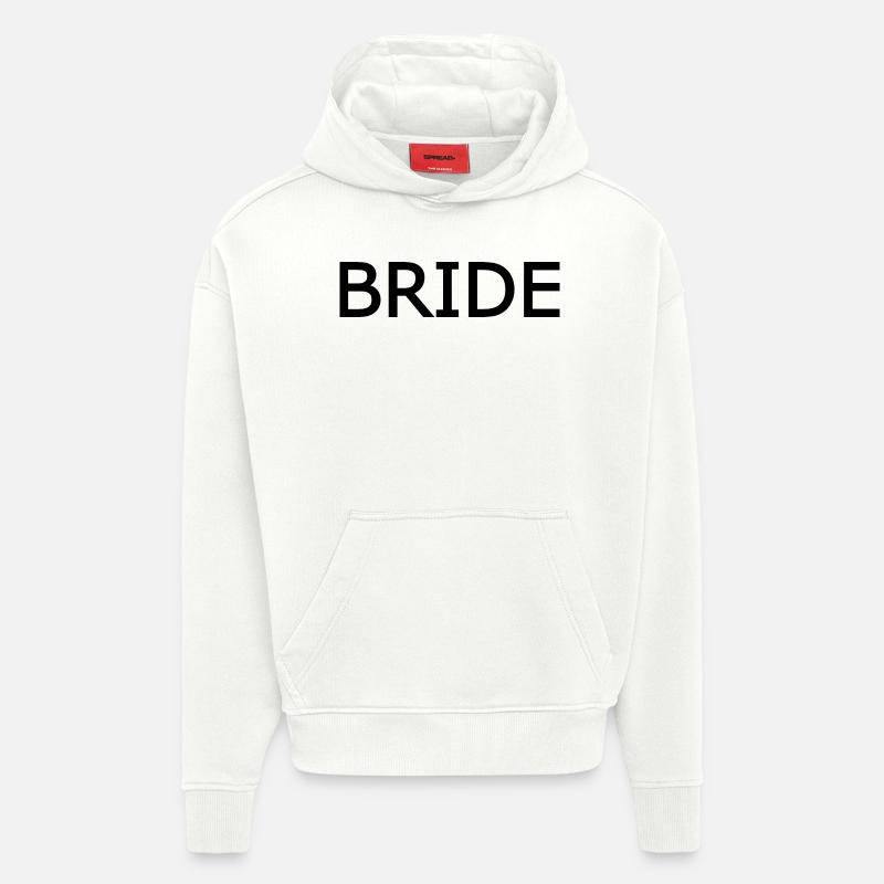 Bride - Sweat à capuche bio épais oversize fabriqué en UE - OFF WHITE