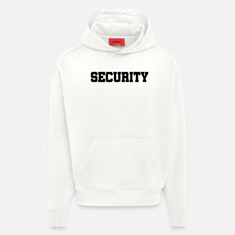 Security - Sicherheitsdienst - Bewachung - Schutz - Hoodie- made by SPREAD  - OFF WHITE