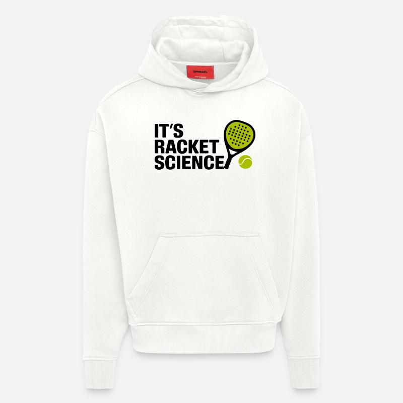 It s racket science 3 - Hoodie- made by SPREAD  - OFF WHITE