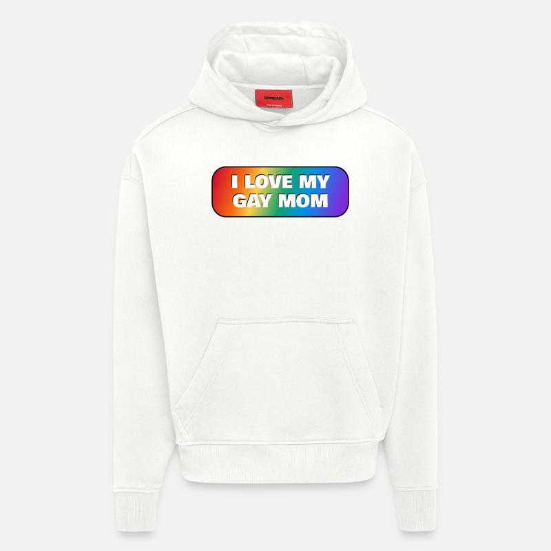 Ich liebe meine schwule Mutter - Hoodie- made by SPREAD  - OFF WHITE