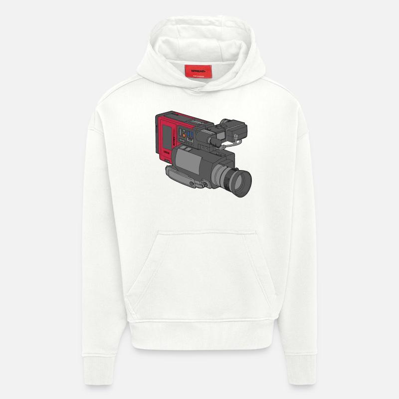 Retro Camera - Hoodie- made by SPREAD  - OFF WHITE