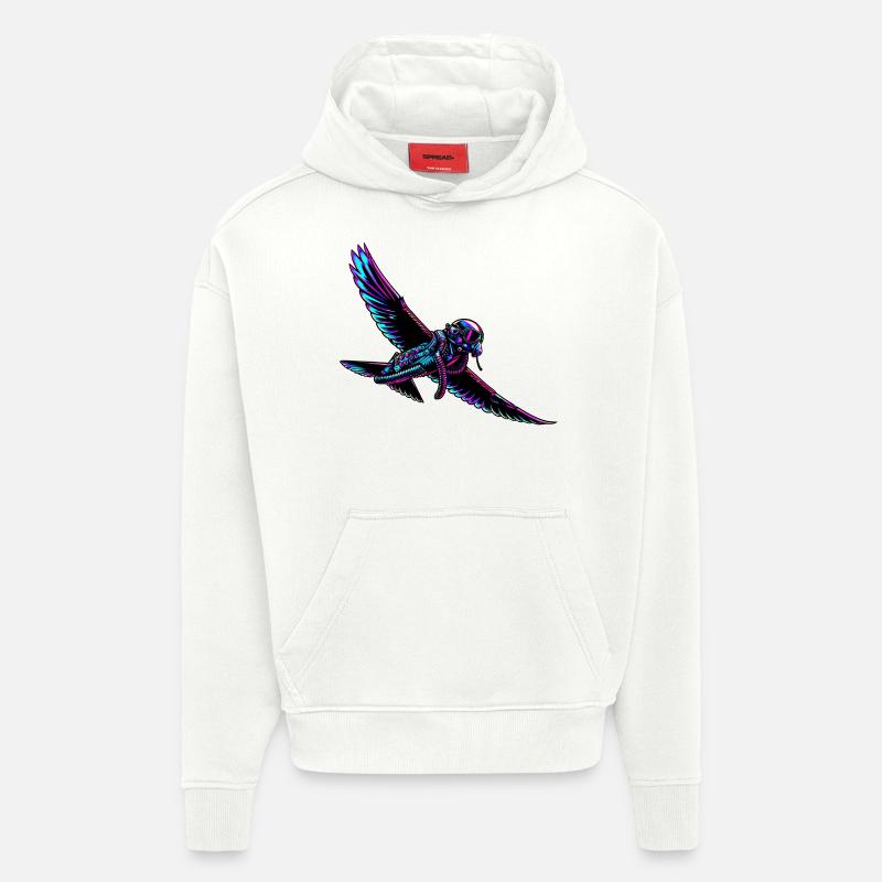 Adler Fighterpilot - Hoodie- made by SPREAD  - OFF WHITE
