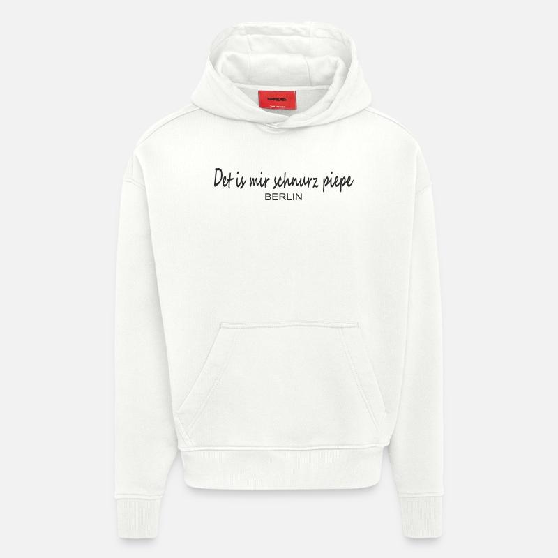BERLIN - Hoodie- made by SPREAD  - OFF WHITE
