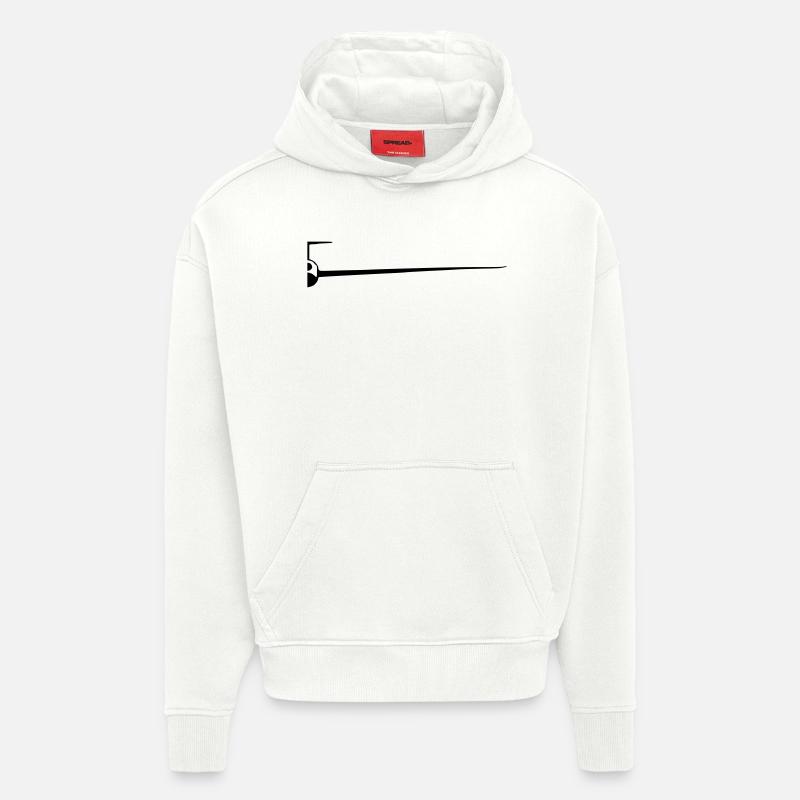 sf_halb - Hoodie- made by SPREAD  - OFF WHITE