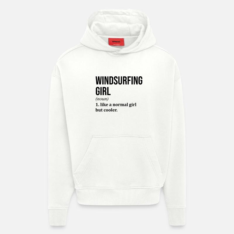 Windsurf - Hoodie- made by SPREAD  - OFF WHITE