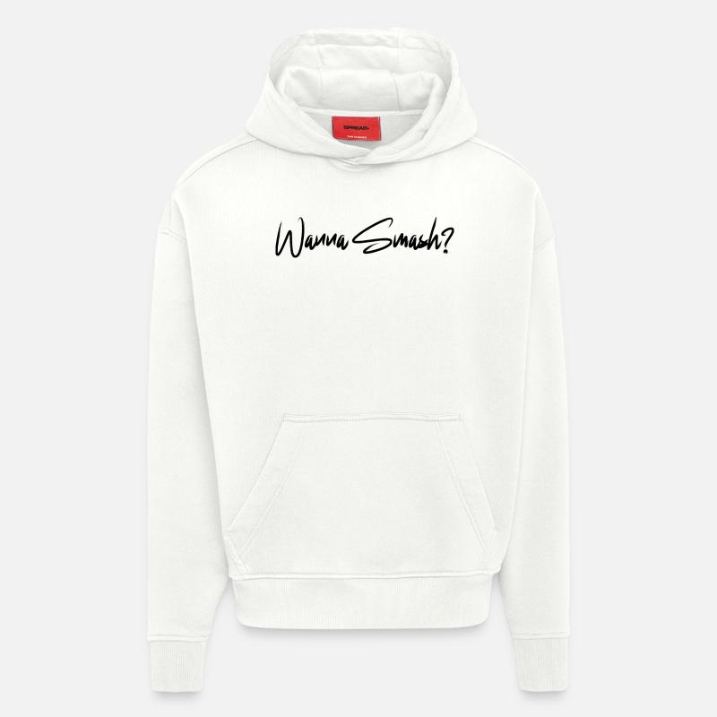 Briser - Sweat à capuche bio épais oversize fabriqué en UE - OFF WHITE