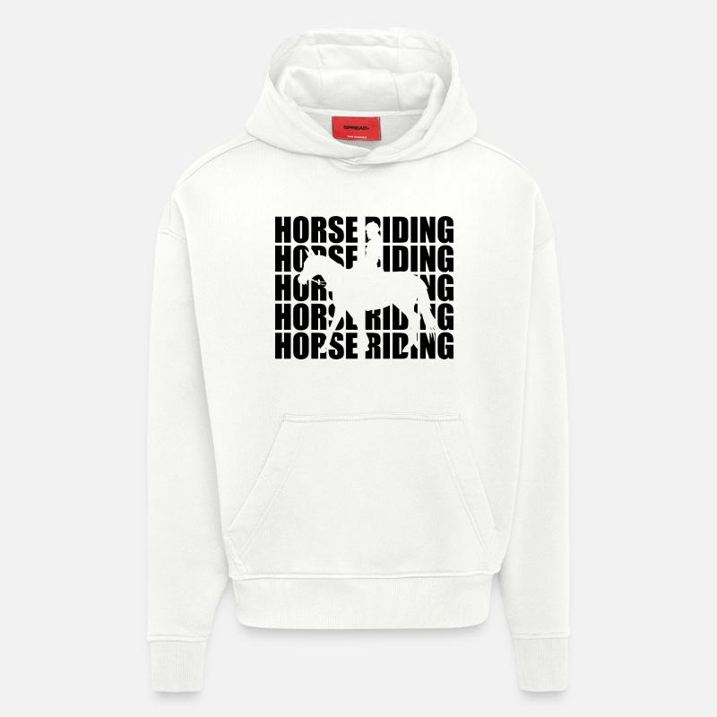 Fun riding - Hoodie- made by SPREAD  - OFF WHITE