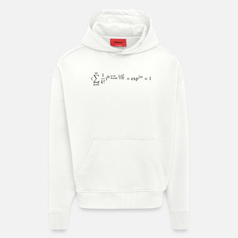 Keep it Simple - Sweat à capuche bio épais oversize fabriqué en UE - OFF WHITE