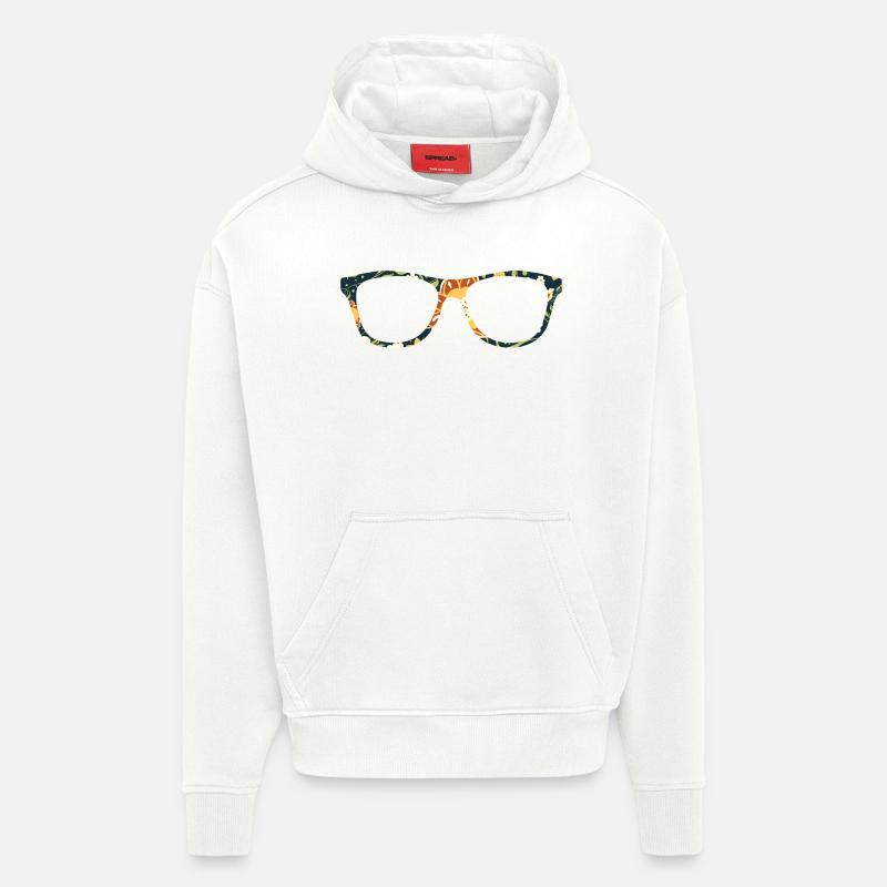 Brille - Hoodie- made by SPREAD - OFF WHITE