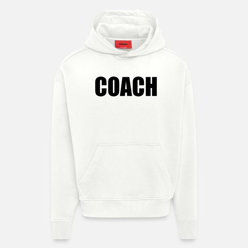 coach - Sweat à capuche bio épais oversize fabriqué en UE - OFF WHITE