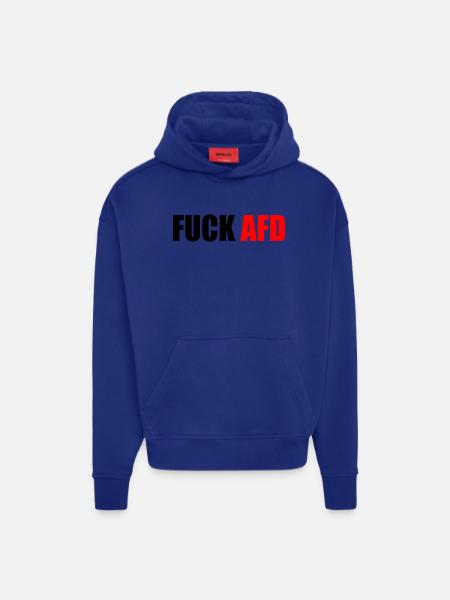 Fuck afd - Hoodie- made by SPREAD - OFF WHITE