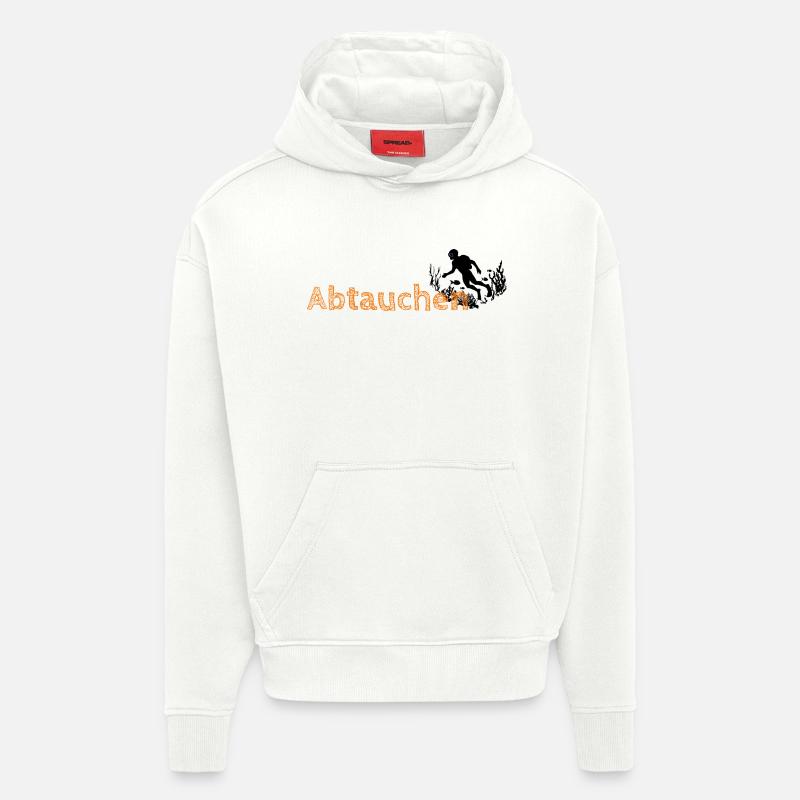 Manchmal will ich einfach abtauchen - Hoodie- made by SPREAD - OFF WHITE