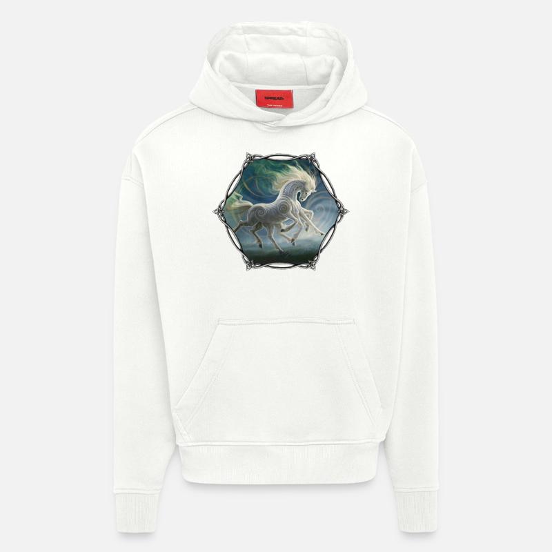 Sleipnir - Hoodie- made by SPREAD  - OFF WHITE
