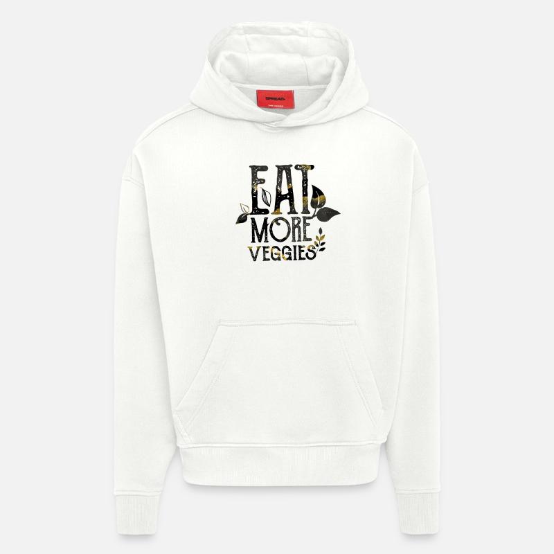 Veganer Vegetarier Tierschutz Geschenkidee - Hoodie- made by SPREAD - OFF WHITE