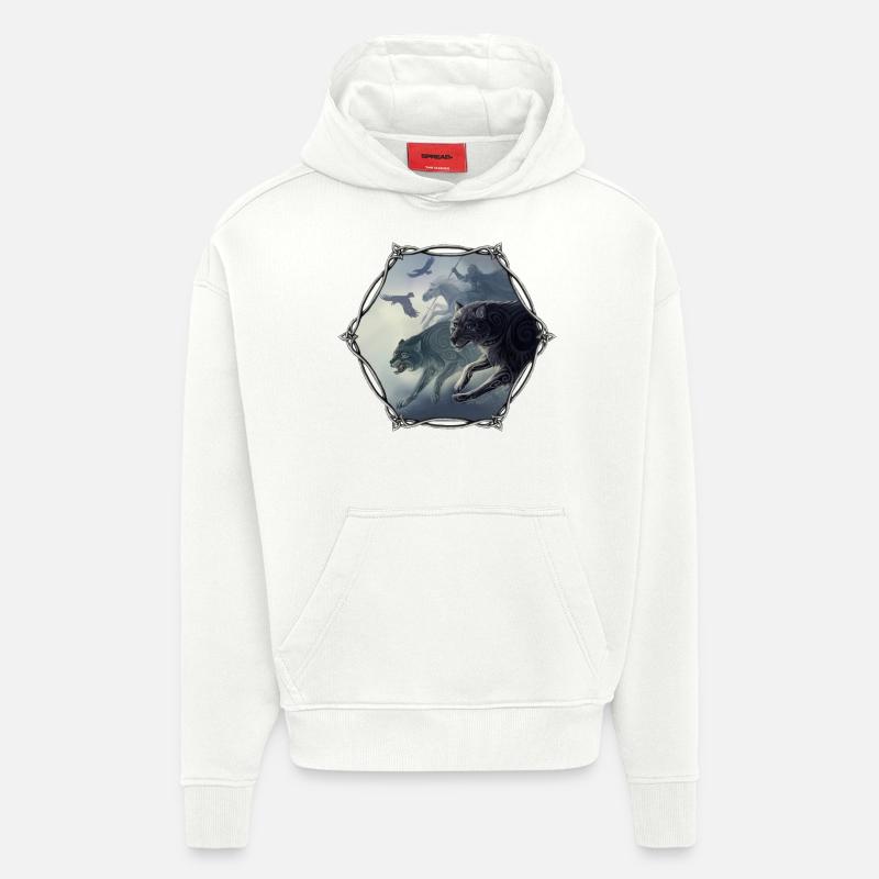 Odins wilde Jagd - Hoodie- made by SPREAD  - OFF WHITE
