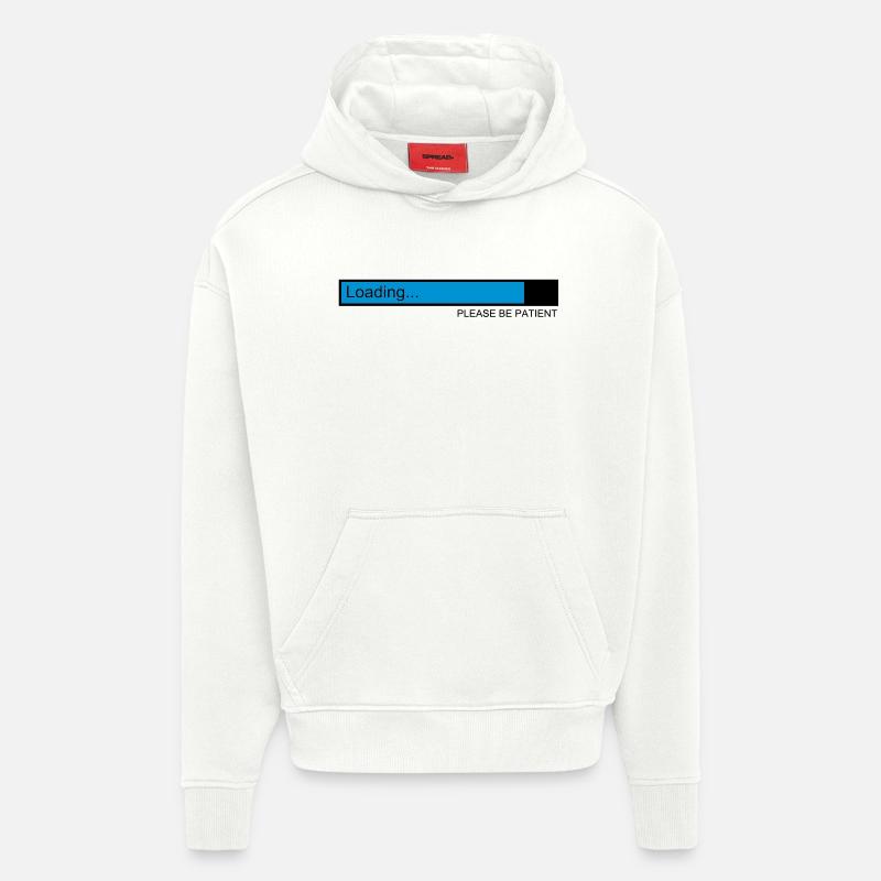 loading / loading bar / pc / download - Hoodie- made by SPREAD  - OFF WHITE