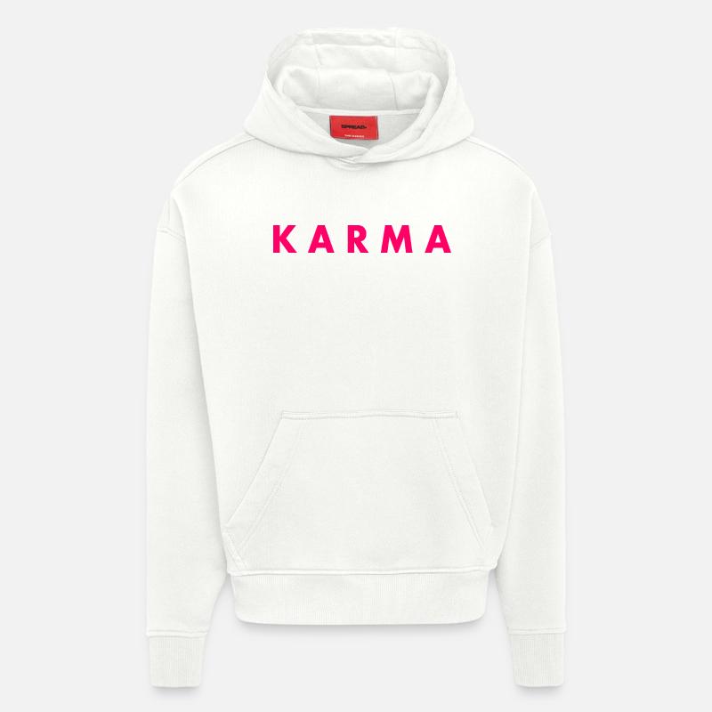 Karma - Hoodie- made by SPREAD - OFF WHITE