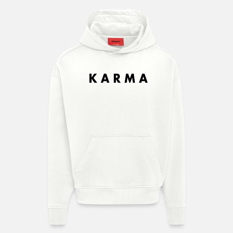 Karma - Hoodie- made by SPREAD  - OFF WHITE