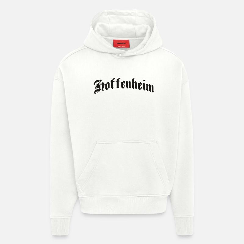 hoffe2 - Sweat à capuche bio épais oversize fabriqué en UE - OFF WHITE