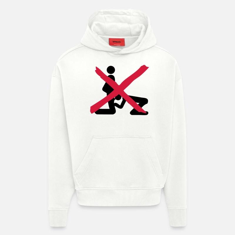 verbotene liebe oralsex icon - Sweat à capuche bio épais oversize fabriqué en UE - OFF WHITE