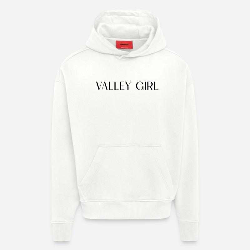 Fille de la vallée - Sweat à capuche bio épais oversize fabriqué en UE - OFF WHITE