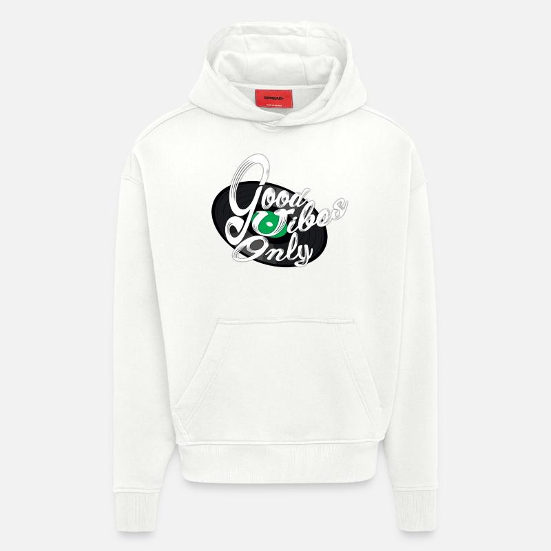 Nur gute Vibes - Hoodie- made by SPREAD - OFF WHITE