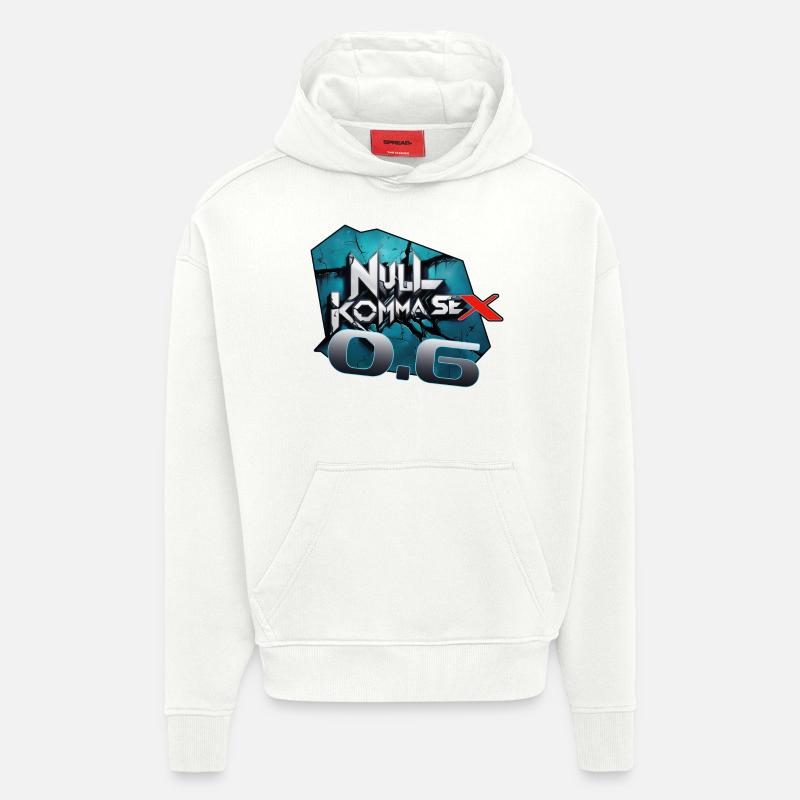 Nullkomma sechs - Hoodie- made by SPREAD  - OFF WHITE