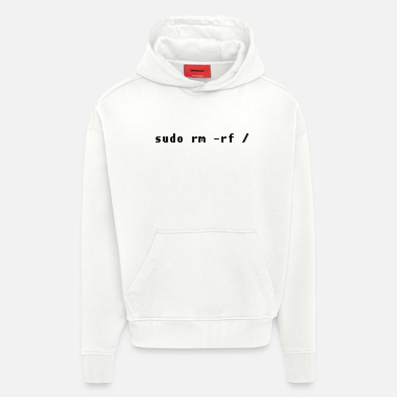 Lustiges Linux Admin Design - Hoodie- made by SPREAD  - OFF WHITE