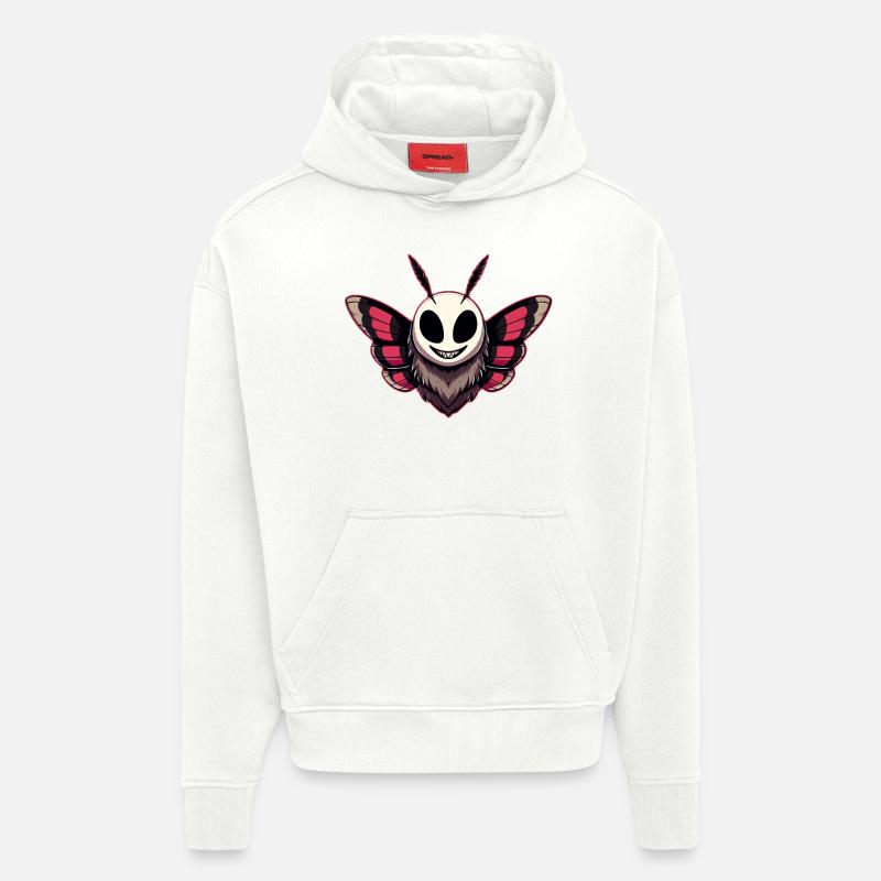 Böse Motte - Mothman Cryptid - Hoodie- made by SPREAD - OFF WHITE