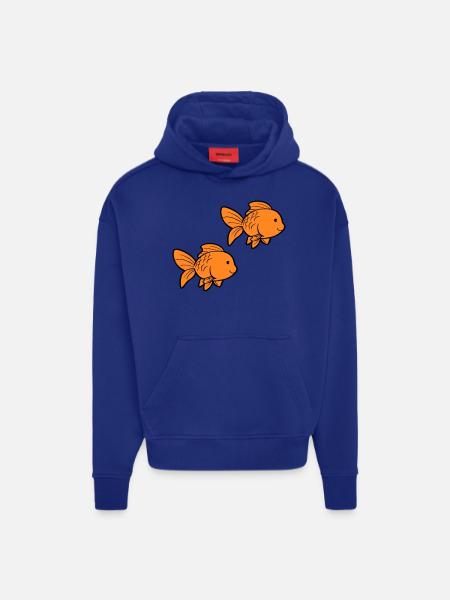 Fish Goldfish - Hoodie- made by SPREAD  - OFF WHITE