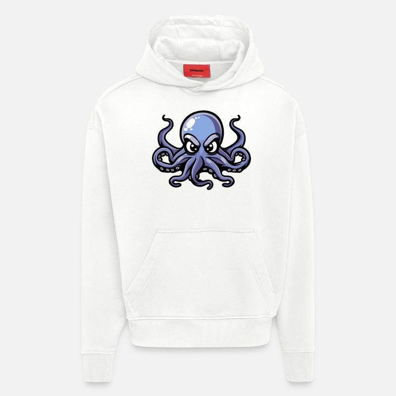 Oktopus Comic - Hoodie- made by SPREAD  - OFF WHITE