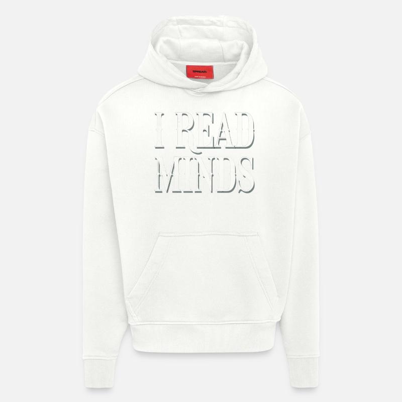 I Read Minds 13 - Hoodie- made by SPREAD - OFF WHITE