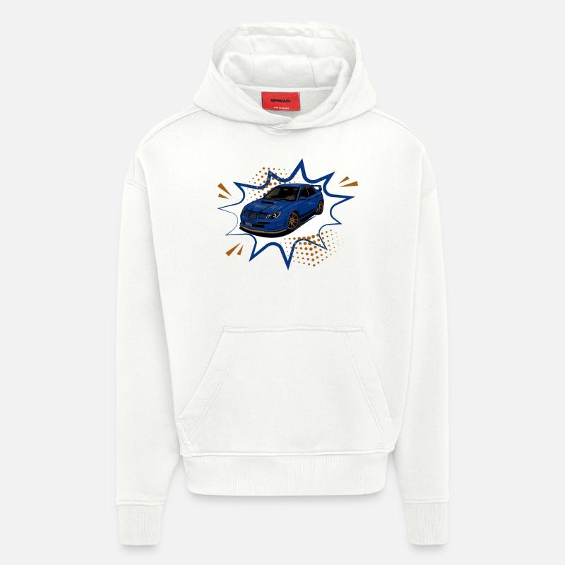 Comic style wrx - Hoodie- made by SPREAD  - OFF WHITE