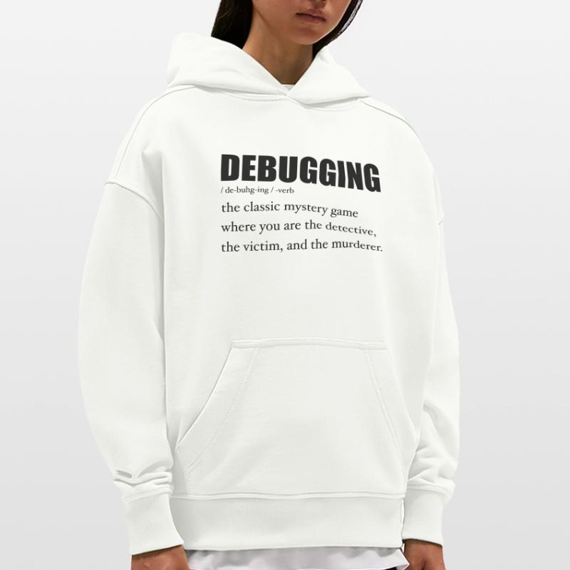 Programmer Debugging Definition Funny IT Developer Hoodie- made by SPREAD 