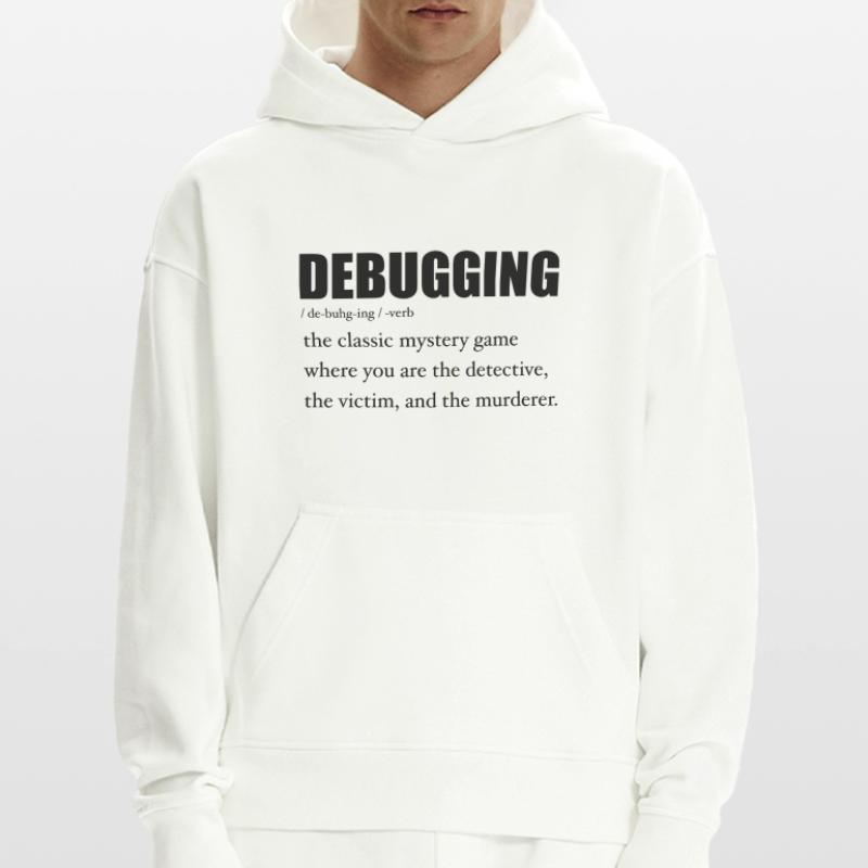 Programmer Debugging Definition Funny IT Developer Hoodie- made by SPREAD 