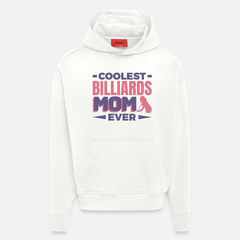 Billard Mutter - Hoodie- made by SPREAD  - OFF WHITE