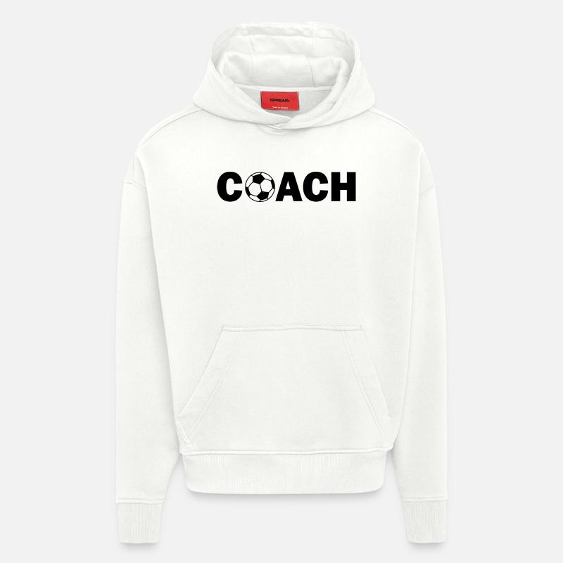 Coach - Sweat à capuche bio épais oversize fabriqué en UE - OFF WHITE