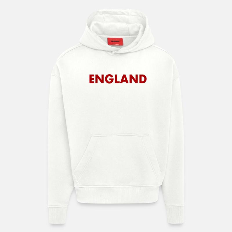 England - Hoodie- made by SPREAD  - OFF WHITE