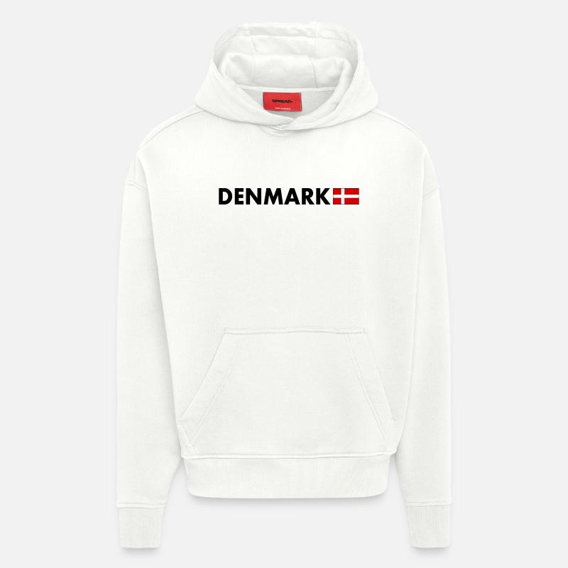 Denmark - Hoodie- made by SPREAD - OFF WHITE