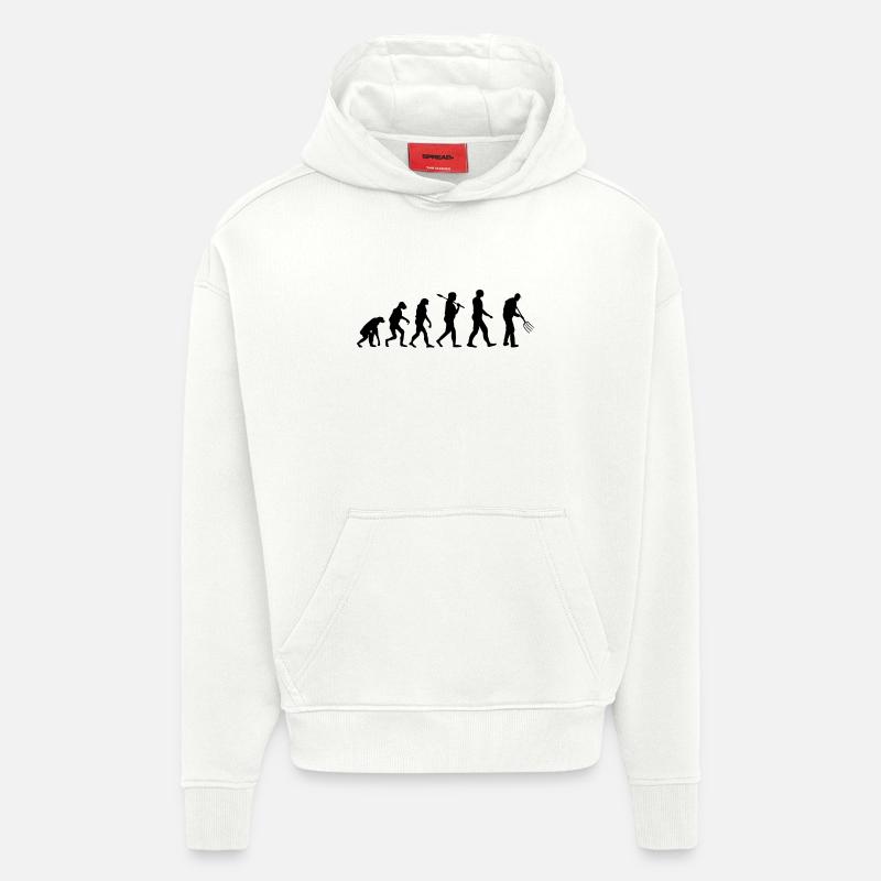 Landwirt Mistgabel Evolution - Hoodie- made by SPREAD  - OFF WHITE