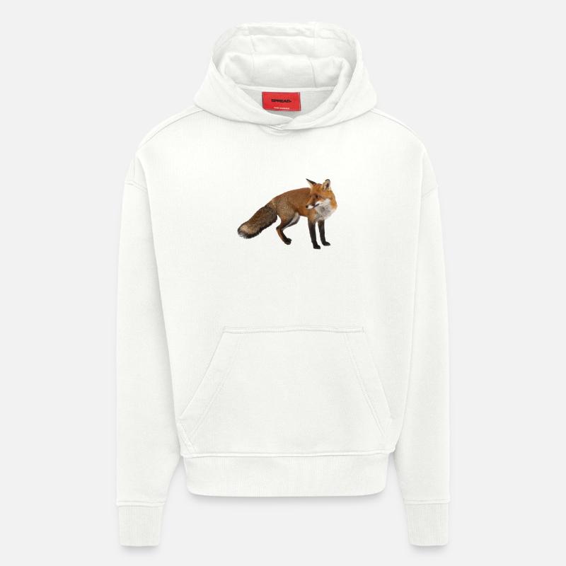 Fuchs - Hoodie- made by SPREAD  - OFF WHITE