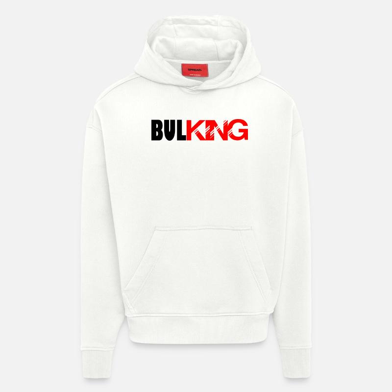 gonfler - Sweat à capuche bio épais oversize fabriqué en UE - OFF WHITE