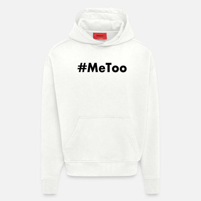 Metoo - Sweat à capuche bio épais oversize fabriqué en UE - OFF WHITE