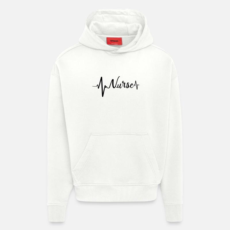 Krankenschwester Pflegekraft Nurse Geschenk - Hoodie- made by SPREAD - OFF WHITE