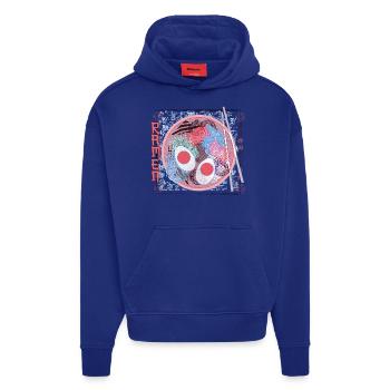 Chemise Ramen - Sweat à capuche bio épais oversize fabriqué en UE - OFF WHITE - Devant
